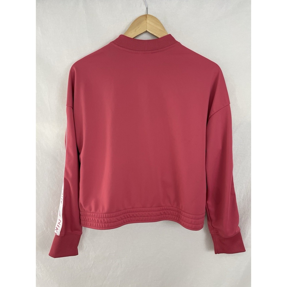 Nike Girls Track Jacket Youth XL Sports Pink Embroidered Logo - Picture 2 of 11